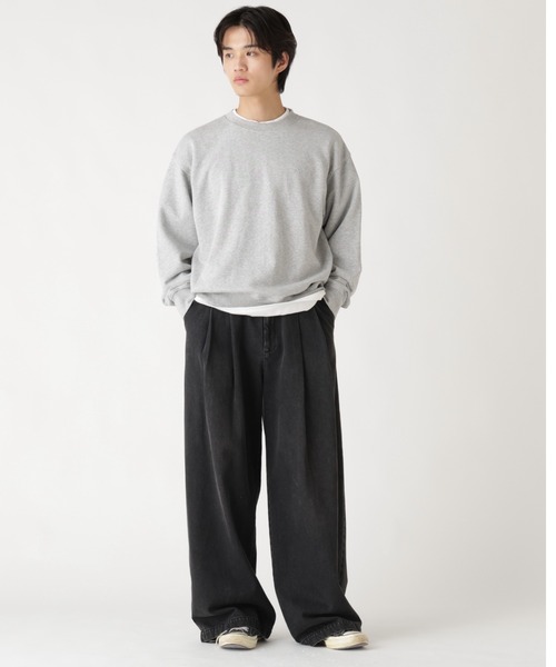 Alpha Industries(アルファインダストリーズ)の「Alpha Industries/アルファインダストリーズ/SNOW WASH CREW SWEAT/スノー ウォッシュ クルー スウェット(スウェット・メンズ・ネイビー/その他5/グレー/ブラック/オリーブ系・L/M/2XL/S/XL)」の12枚目の写真