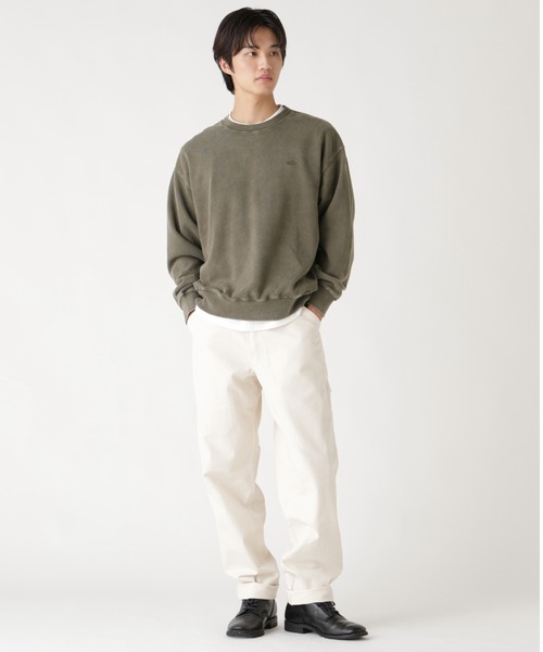 Alpha Industries(アルファインダストリーズ)の「Alpha Industries/アルファインダストリーズ/SNOW WASH CREW SWEAT/スノー ウォッシュ クルー スウェット(スウェット・メンズ・ネイビー/その他5/グレー/ブラック/オリーブ系・L/M/2XL/S/XL)」の14枚目の写真