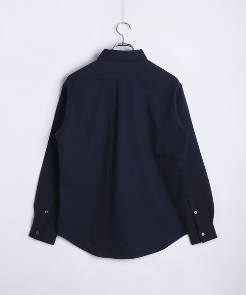 WESTSEA(ウエストシー)の「ツイルストレッチシャツ ( レギュラーカラー / バンドカラー )蓄熱放電 シワ防止(シャツ/ブラウス・メンズ・ホワイト/ブラウン/ホワイト系その他/ブラウン系その他/ネイビー/ブルー系その他/ブルー/ネイビー系・M/L/XL)」の22枚目の写真