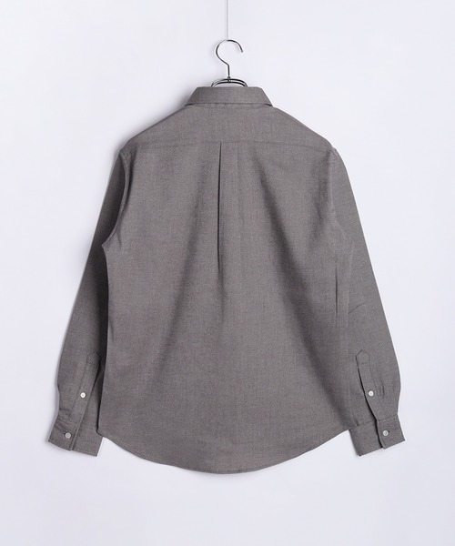 WESTSEA(ウエストシー)の「ツイルストレッチシャツ ( レギュラーカラー / バンドカラー )蓄熱放電 シワ防止(シャツ/ブラウス・メンズ・ホワイト/ブラウン/ホワイト系その他/ブラウン系その他/ネイビー/ブルー系その他/ブルー/ネイビー系・M/L/XL)」の16枚目の写真