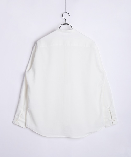 WESTSEA(ウエストシー)の「ツイルストレッチシャツ ( レギュラーカラー / バンドカラー )蓄熱放電 シワ防止(シャツ/ブラウス・メンズ・ホワイト/ブラウン/ホワイト系その他/ブラウン系その他/ネイビー/ブルー系その他/ブルー/ネイビー系・M/L/XL)」の13枚目の写真