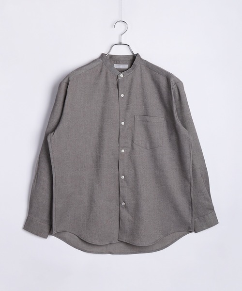 WESTSEA(ウエストシー)の「ツイルストレッチシャツ ( レギュラーカラー / バンドカラー )蓄熱放電 シワ防止(シャツ/ブラウス・メンズ・ホワイト/ブラウン/ホワイト系その他/ブラウン系その他/ネイビー/ブルー系その他/ブルー/ネイビー系・M/L/XL)」の18枚目の写真