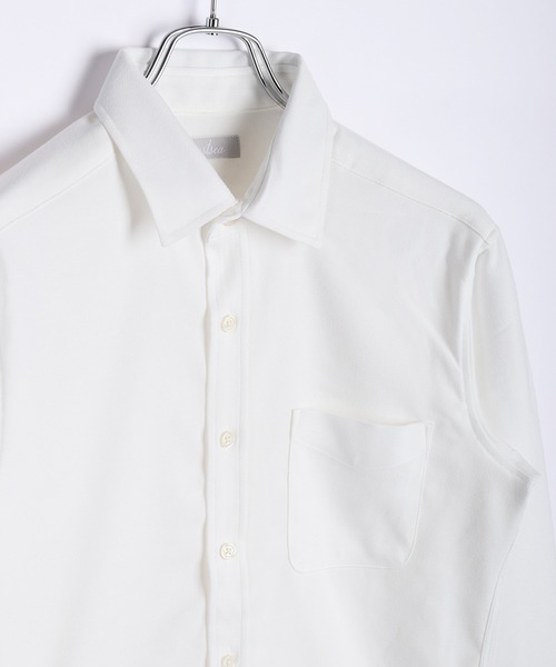 WESTSEA(ウエストシー)の「ツイルストレッチシャツ ( レギュラーカラー / バンドカラー )蓄熱放電 シワ防止(シャツ/ブラウス・メンズ・ホワイト/ブラウン/ホワイト系その他/ブラウン系その他/ネイビー/ブルー系その他/ブルー/ネイビー系・M/L/XL)」の11枚目の写真