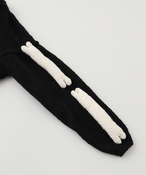 MacMahon Knitting Mills(マクマホン ニッティング ミルズ)の「MacMahon Knitting Mills / マクマホンニッティングミルズ Crew Neck Knit-3D Bone(ニット/セーター・メンズ・ブラック・FREE)」の20枚目の写真