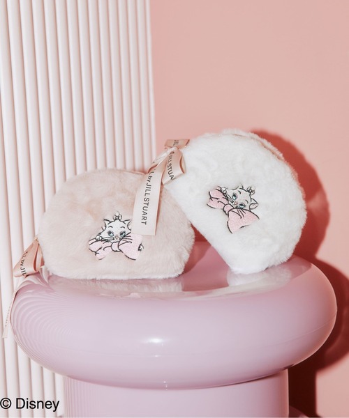 JILL by JILL STUART(ジルバイジルスチュアート)の「Disney Marie/ラウンドポーチ(ポーチ・レディース・ピンク/ホワイト・FREE)」の3枚目の写真