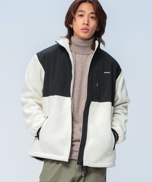 GERRY (ジェリー) フリースナイロン フルジップ ジャケット（ナイロン