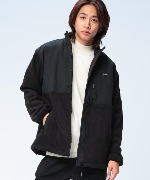 GERRY (ジェリー) フリースナイロン フルジップ ジャケット（ナイロン