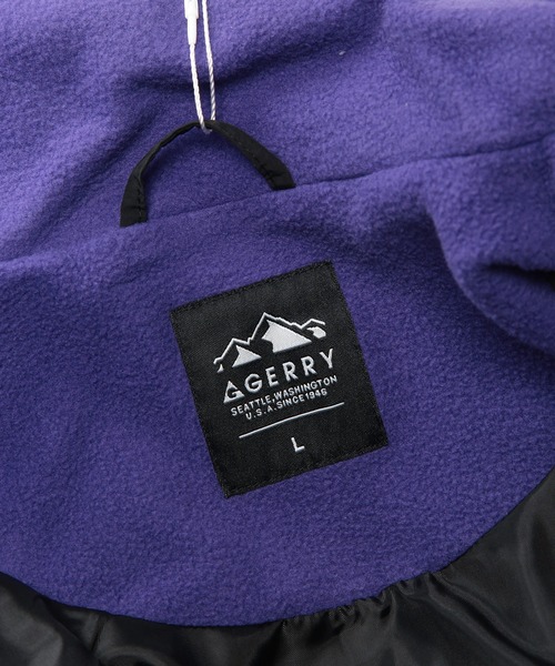 GERRY(ジェリー)の「GERRY (ジェリー) フリースナイロン フルジップ ジャケット(ブルゾン・メンズ・パープル/ブラック/ホワイト・M/LL/L)」の21枚目の写真