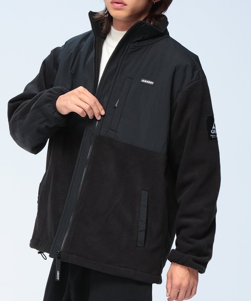 GERRY (ジェリー) フリースナイロン フルジップ ジャケット（ナイロン