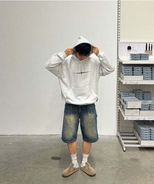 DIMITRI BLACK(ディミトリブラック)の「バイオウォッシングカーペンターバミューダデニムパンツ_イエローワッシング(その他パンツ・レディース・その他・LARGE/X-LARGE/XX-LARGE/SMALL/MEDIUM)」の5枚目の写真