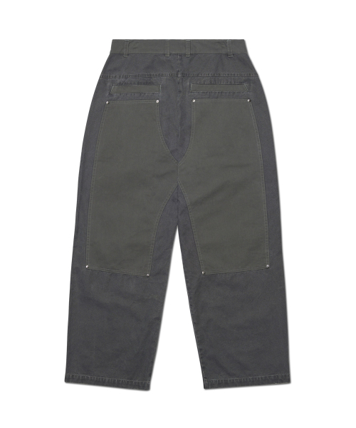 NOMANUAL(NOMANUAL)の「DOUBLE LAYERED CARGO PANTS - WASHED GRAY(その他パンツ・レディース・その他・SMALL/MEDIUM/LARGE/X-LARGE)」の2枚目の写真