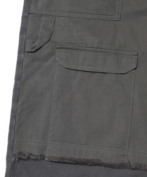 NOMANUAL(NOMANUAL)の「DOUBLE LAYERED CARGO PANTS - WASHED GRAY(その他パンツ・レディース・その他・SMALL/MEDIUM/LARGE/X-LARGE)」の6枚目の写真