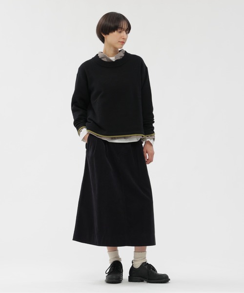 MHL.（エムエイチエル）の「PURE WOOL（ニット/セーター・レディース・ブラック/ブルー・2）」の3枚目の写真