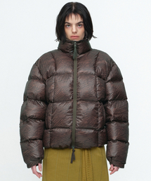 MILLO WOMEN（ミロウーマン）の「スクエアオーバーフィットプッパー[ブラウン]（ダウンジャケット/コート）」