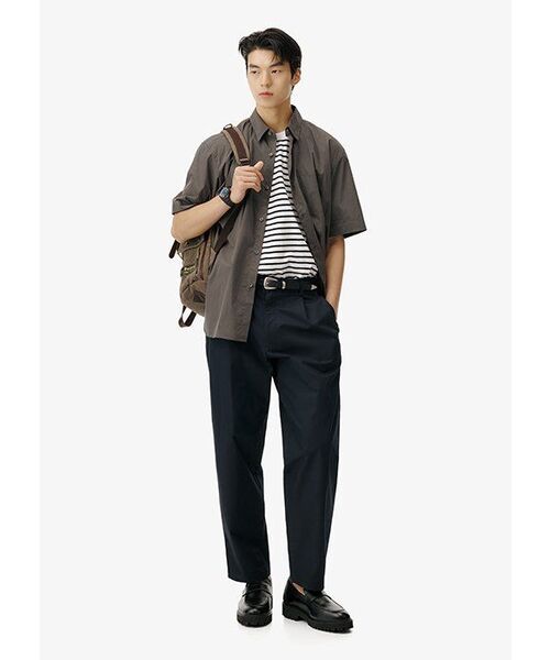 SALT AND CHOCOLATE(ソルトアンドチョコレート)の「SAC メンズ Uチップペニーローファー 422319001 (4cm)(ローファー・メンズ・ブラック・28cm/25cm/25.5cm/26cm/26.5cm/27cm/27.5cm)」の9枚目の写真