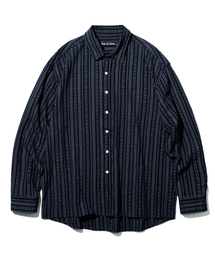 TRIP LE SENS（トリップ ル センス）の「アーティカルストライプシャツ_ネイビー（シャツ/ブラウス）」