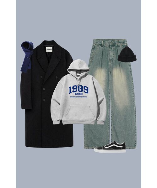 TRILLION(トリリオン)の「イエローウォッシングリバースタックデニムパンツ (YELLOW BLUE)(デニムパンツ・レディース・その他・LARGE/X-LARGE/SMALL/MEDIUM)」の14枚目の写真