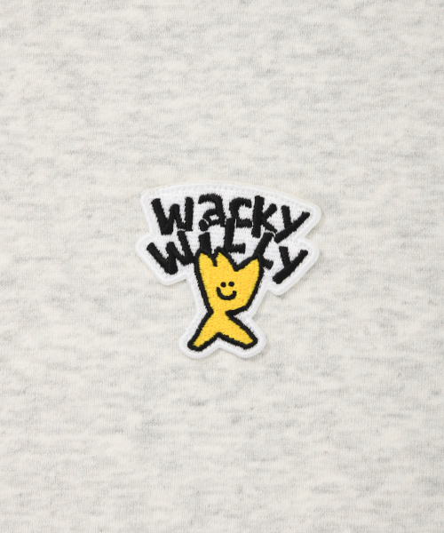Wacky WiLLy(ワッキーウィリー)の「ベーシックロゴフードジップアップライトグレー(パーカー・レディース・その他・SMALL/MEDIUM/LARGE/X-LARGE/X-SMALL)」の5枚目の写真