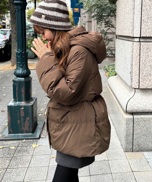 El mar パーカーダウンハーフコート（ダウンジャケット/コート