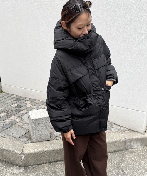 El mar パーカーダウンハーフコート（ダウンジャケット/コート