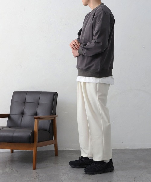 MYRTH(マイルス)の「【MYRTH】ヴィンテージライクウォッシュトレーナー(スウェット・メンズ・ブラック/チャコール/オートミール・L/M/XL)」の15枚目の写真