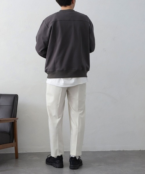 MYRTH(マイルス)の「【MYRTH】ヴィンテージライクウォッシュトレーナー(スウェット・メンズ・ブラック/チャコール/オートミール・L/M/XL)」の16枚目の写真