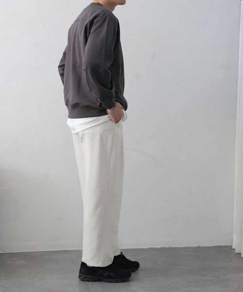 MYRTH(マイルス)の「【MYRTH】ヴィンテージライクウォッシュトレーナー(スウェット・メンズ・ブラック/チャコール/オートミール・L/M/XL)」の20枚目の写真