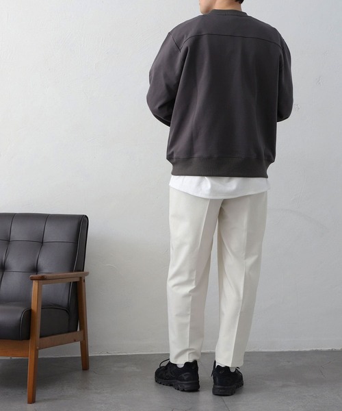 MYRTH(マイルス)の「【MYRTH】ヴィンテージライクウォッシュトレーナー(スウェット・メンズ・ブラック/チャコール/オートミール・L/M/XL)」の21枚目の写真