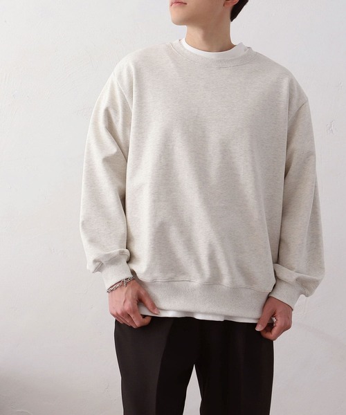 MYRTH(マイルス)の「【MYRTH】ヴィンテージライクウォッシュトレーナー(スウェット・メンズ・ブラック/チャコール/オートミール・L/M/XL)」の13枚目の写真