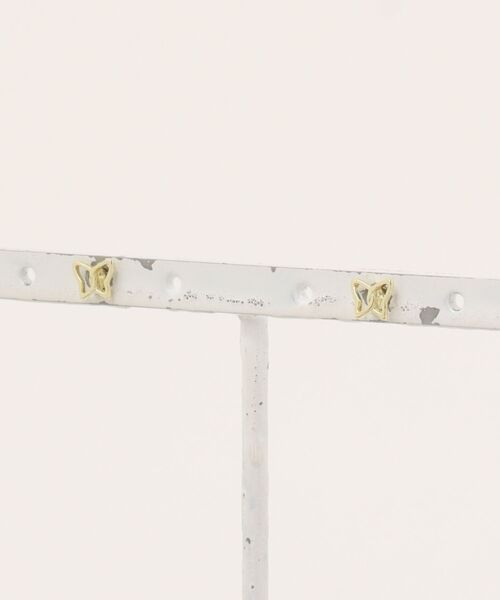 Burner(バーナー)の「【Sonu jewelry(ソヌジュエリー)】シンプルバタフライピアス oku-pier11-1【RBT】(ピアス(両耳用)・レディース・シルバー/ゴールド・FREE)」の6枚目の写真