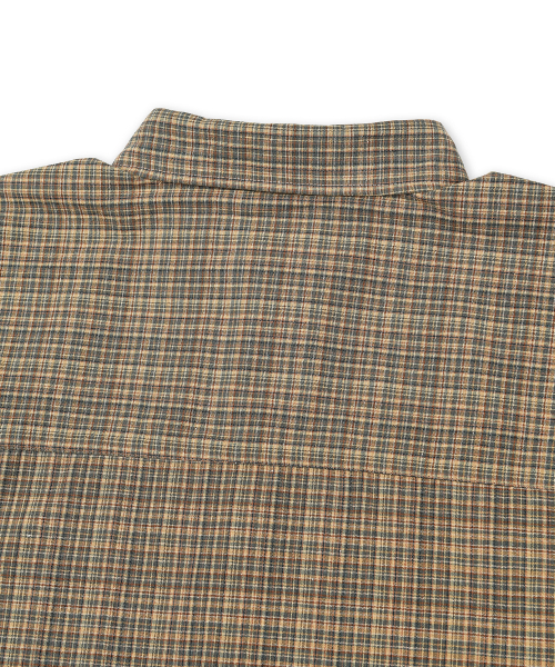 ERSCO(イーアルエスコ)の「シンボルラベルチェックシャツ_ブルーグリーン(シャツ/ブラウス・レディース・その他・MEDIUM/LARGE/X-LARGE)」の11枚目の写真