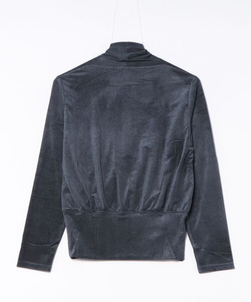 Rouge vif la cle（ルージュヴィフラクレ）の「【Keena/キーナ】ベルベットカシュクルートップス/トップス/ベロア/ドレープ/エレガント【WEB限定】（Tシャツ/カットソー・レディース・ネイビー/ピンク・フリー）」の3枚目の写真