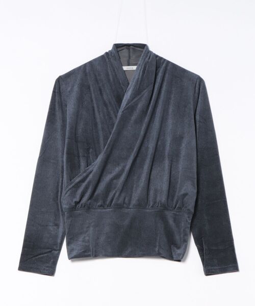 Rouge vif la cle（ルージュヴィフラクレ）の「【Keena/キーナ】ベルベットカシュクルートップス/トップス/ベロア/ドレープ/エレガント【WEB限定】（Tシャツ/カットソー・レディース・ネイビー/ピンク・フリー）」の15枚目の写真