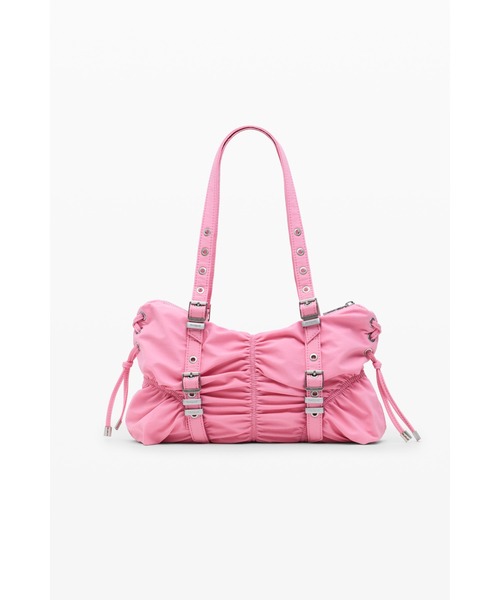 Desigual(デシグアル)の「ナイロンリボンディテール ショルダーバッグ ガーリーピンク(ハンドバッグ・レディース・レッド・FREE)」の2枚目の写真