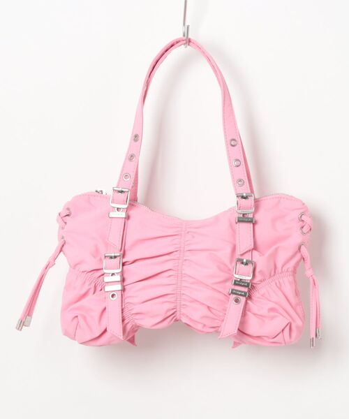 Desigual(デシグアル)の「ナイロンリボンディテール ショルダーバッグ ガーリーピンク(ハンドバッグ・レディース・レッド・FREE)」の6枚目の写真