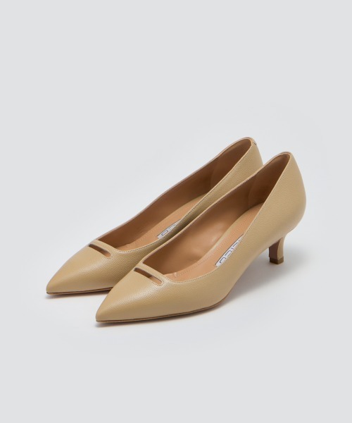 PELLICO(ペリーコ)の「ANDREA アネッリ キャビア パンプス 4.5cm BEIGE(パンプス・レディース・ベージュ・34/35.5/37/37.5/38/39/39.5/38.5/34.5/35/36.5/36)」の1枚目の写真