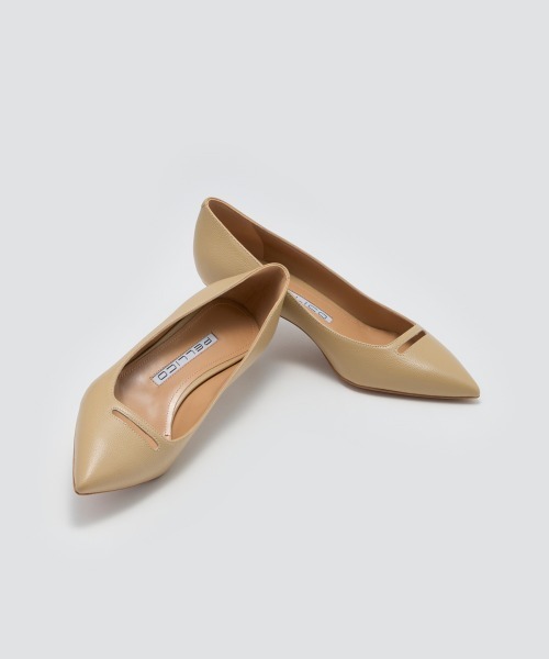 PELLICO(ペリーコ)の「ANDREA アネッリ キャビア パンプス 4.5cm BEIGE(パンプス・レディース・ベージュ・34/35.5/37/37.5/38/39/39.5/38.5/34.5/35/36.5/36)」の3枚目の写真