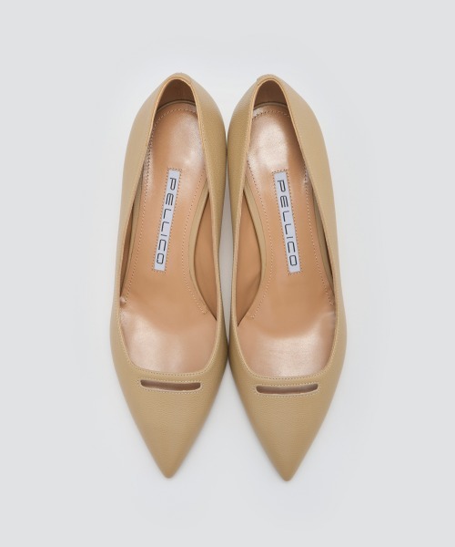 PELLICO(ペリーコ)の「ANDREA アネッリ キャビア パンプス 4.5cm BEIGE(パンプス・レディース・ベージュ・34/35.5/37/37.5/38/39/39.5/38.5/34.5/35/36.5/36)」の4枚目の写真