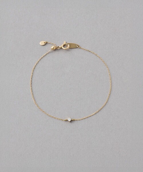 レイヤード] K10YG ダイヤモンド ブレスレット（ブレスレット）｜ete