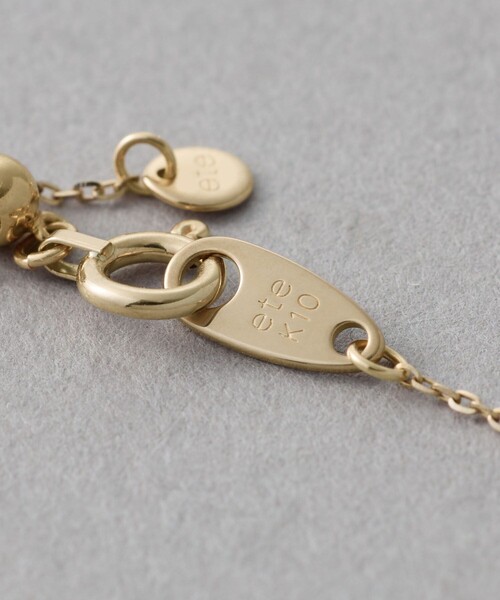 レイヤード] K10YG ダイヤモンド ブレスレット（ブレスレット）｜ete