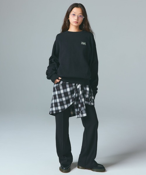 X-girl（エックスガール）の「WAISTCLOTH SET LAYERED PANTS（その他パンツ・レディース・ブラック/グレー・S/M）」の19枚目の写真