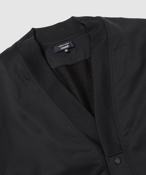 COMME des GARCONS HOMME（コム デ ギャルソン・オム）の「MA-1 STYLE KNIT CARDIGAN（カーディガン/ボレロ・メンズ・ブラック/チャコールグレー・S/M/L）」の6枚目の写真