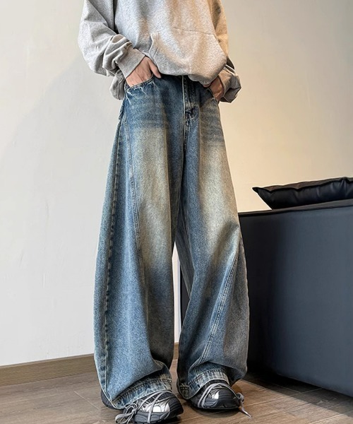 REBALANCE(リバランス)の「ワイドレッグデニムパンツ(デニムパンツ・メンズ・A・X-LARGE/LARGE/MEDIUM)」の7枚目の写真