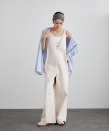 ADAM ET ROPE'｜アダムエロペのオールインワン・サロペット（ホワイト