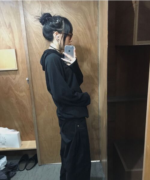 MOO(エムオーオー)の「カーブラインダートバルーンコットンパンツ - ブラック(その他パンツ・メンズ・その他・MEDIUM/LARGE/X-LARGE)」の2枚目の写真