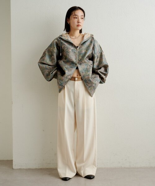 Omekashi（オメカシ）の「マウンテンパーカー（ブルゾン・レディース・ベージュ/オフホワイト/グレー・FREE）」の18枚目の写真