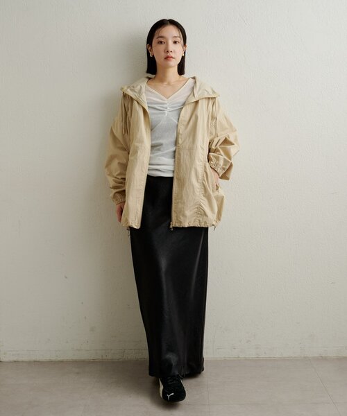 Omekashi（オメカシ）の「マウンテンパーカー（ブルゾン・レディース・ベージュ/オフホワイト/グレー・FREE）」の17枚目の写真