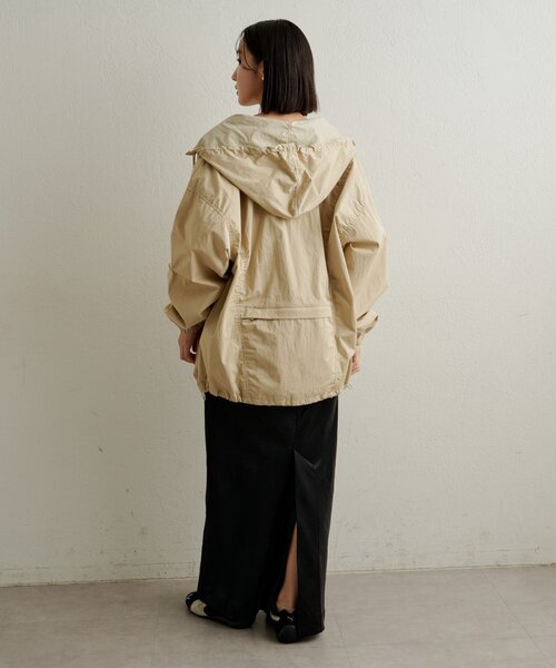 Omekashi（オメカシ）の「マウンテンパーカー（ブルゾン・レディース・ベージュ/オフホワイト/グレー・FREE）」の11枚目の写真