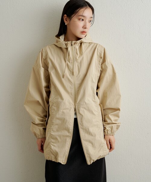 Omekashi（オメカシ）の「マウンテンパーカー（ブルゾン・レディース・ベージュ/オフホワイト/グレー・FREE）」の7枚目の写真