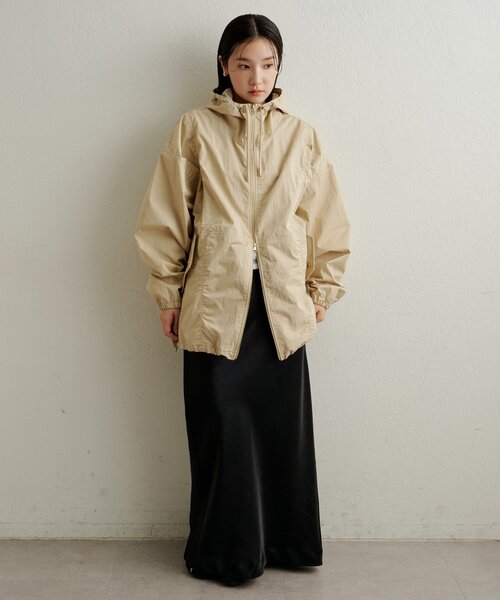 Omekashi（オメカシ）の「マウンテンパーカー（ブルゾン・レディース・ベージュ/オフホワイト/グレー・FREE）」の8枚目の写真